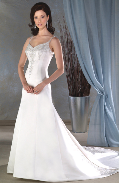 Modest Simple Bridal Gown / Wedding Dress BO003
