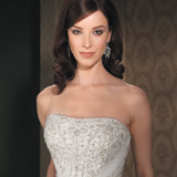 Modest Embroidered Bridal Gown / Wedding Dress BO031