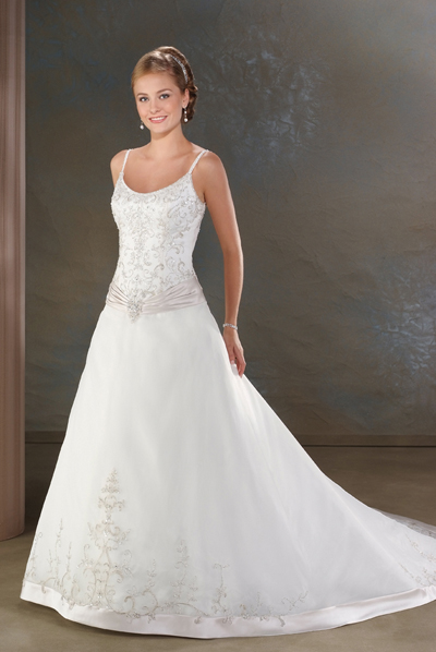 Handmade Modest Wedding Dress BO049