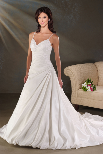 Handmade Modest Wedding Dress BO050