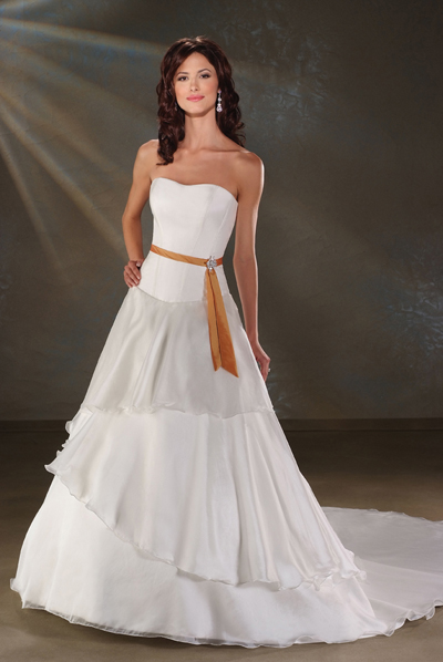 Orifashion HandmadeModest Simple Wedding Dress BO055