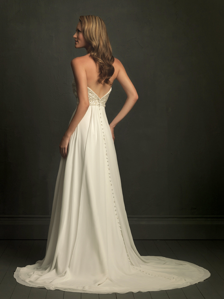 Bridal Gown / Wedding Dress_A-line style 10C053