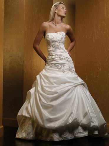 Wedding Dress_Strapless ball gown 10C221