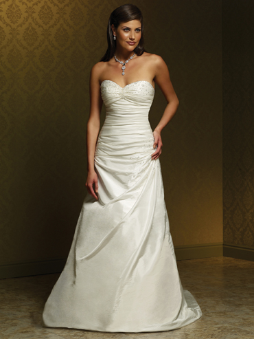 Wedding Dress_Strapless A-line 10C261