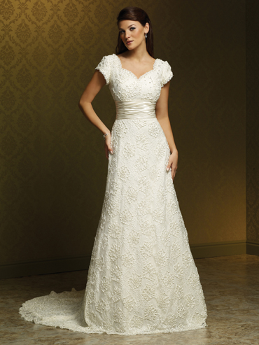 Wedding Dress_Cap-sleeves 10C265