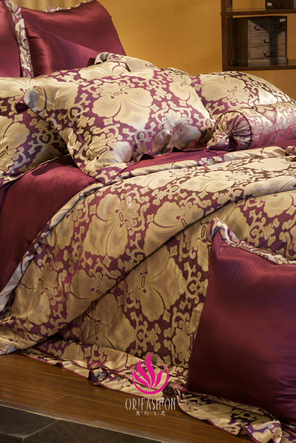 Orifashion Silk Bedding 8PCS Set