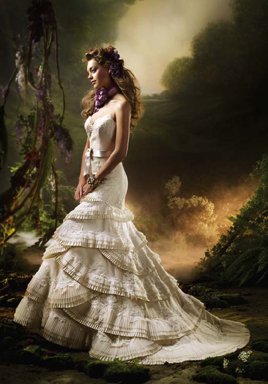 Handmade Dream Series Romantic Wedding Dress DW3006