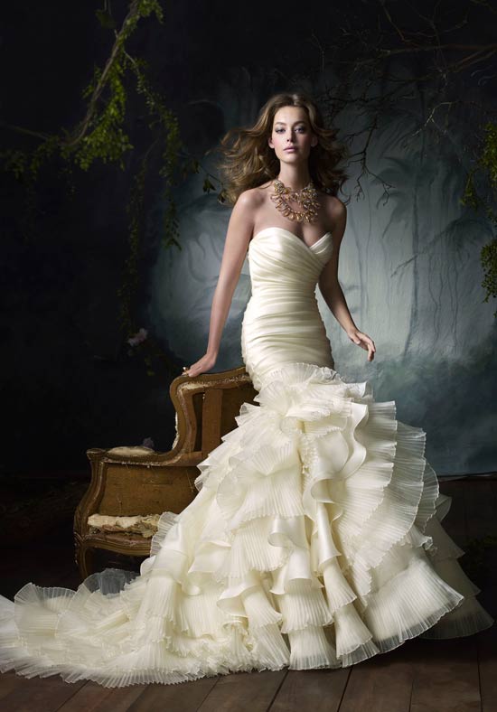 Handmade Dream Series Romantic Wedding Dress DW3050