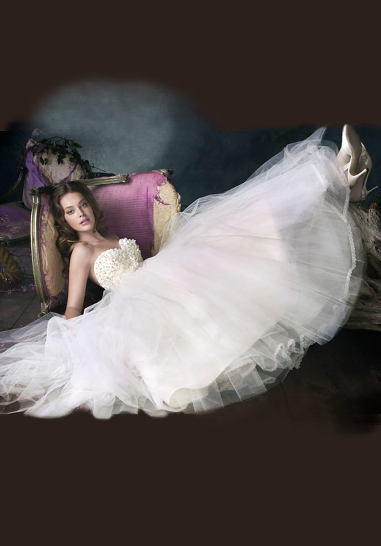 Handmade Dream Series Romantic Wedding Dress DW3061