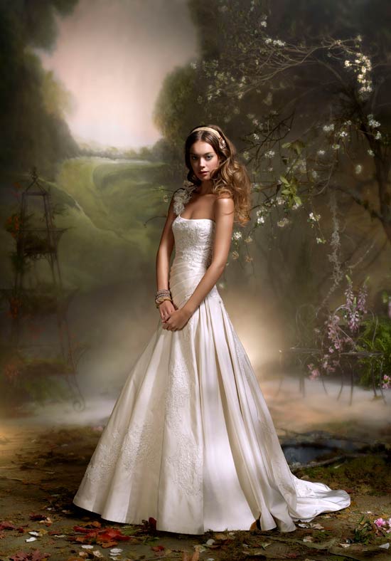 Handmade Dream Series Romantic Wedding Dress DW3910