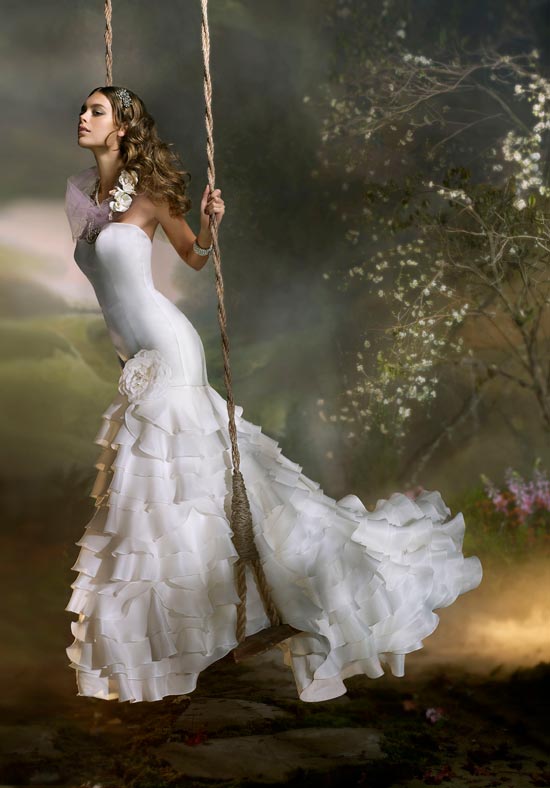 Handmade Dream Series Romantic Wedding Dress DW3913