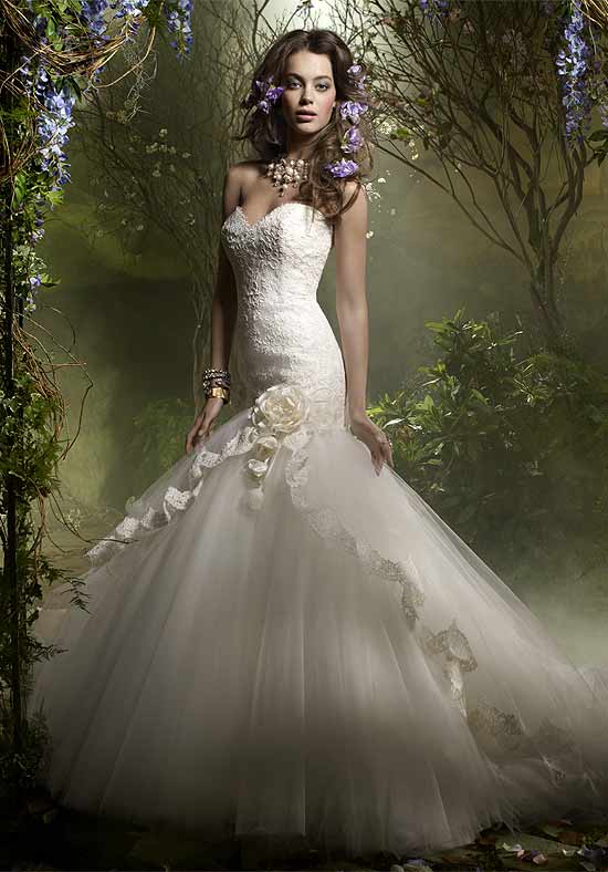 Handmade Dream Series Romantic Wedding Dress DW3955