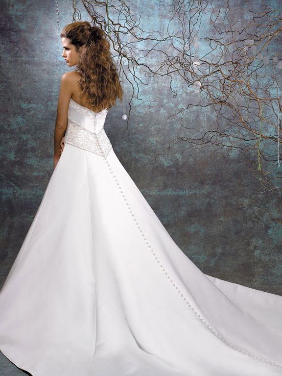 Orifashion Handmade Wedding Dress_ A line Style AL001