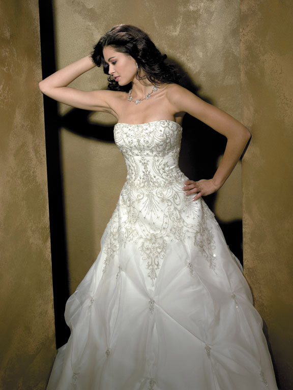 Orifashion HandmadeWedding Dress_Cathedral train AL008