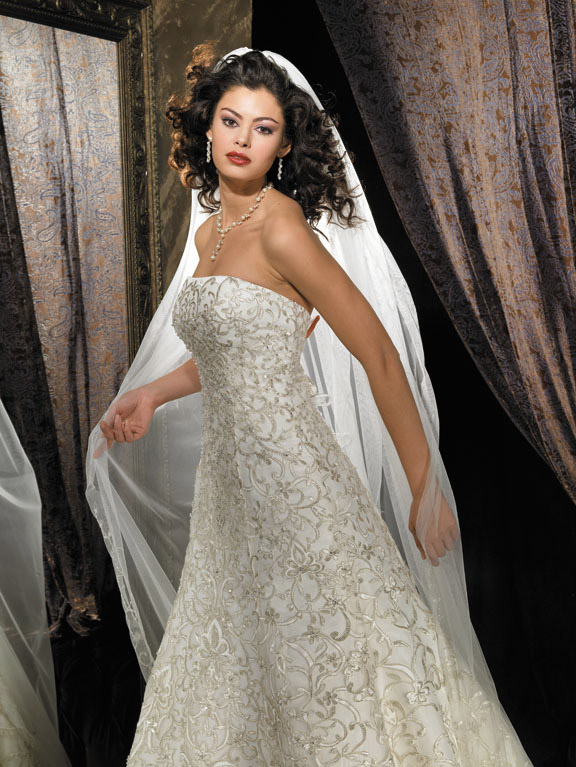 Orifashion HandmadeUnique Romantic Lace Wedding Dress AL035