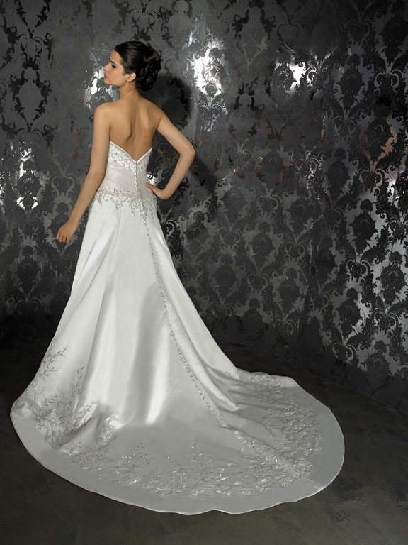 Orifashion HandmadeWedding Dress_Strapless A-line gown AL108