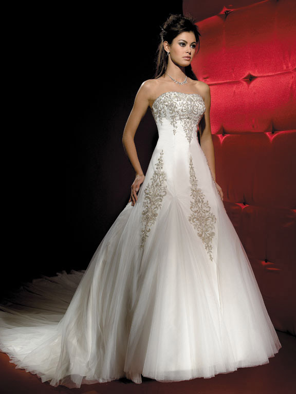 Orifashion HandmadeLuxury Romantic Tulle Wedding Dress AL120