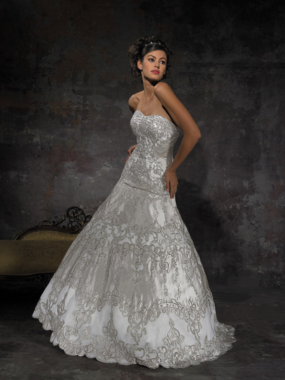 Orifashion HandmadeWedding Dress_Sweetheart neckline AL134