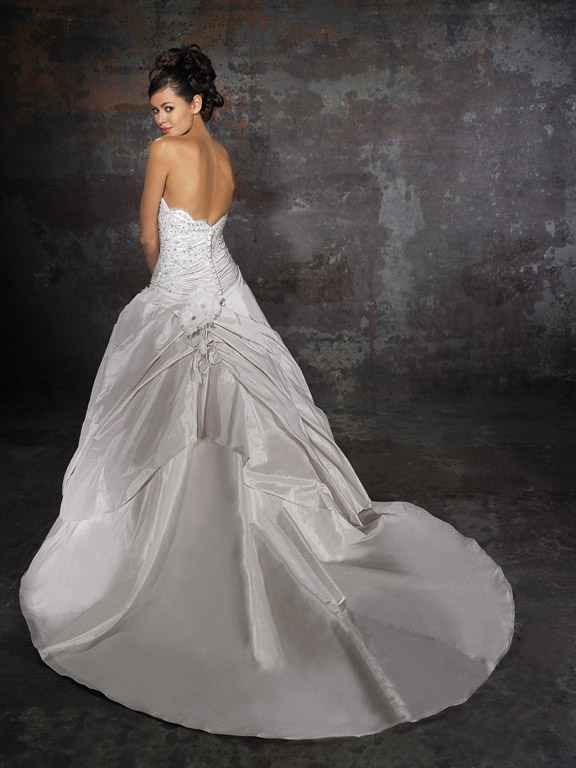 Orifashion HandmadeRomantic Silk Taffeta Wedding Dress AL137