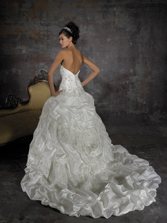 Orifashion HandmadeRomantic Silk Taffeta Wedding Dress AL141