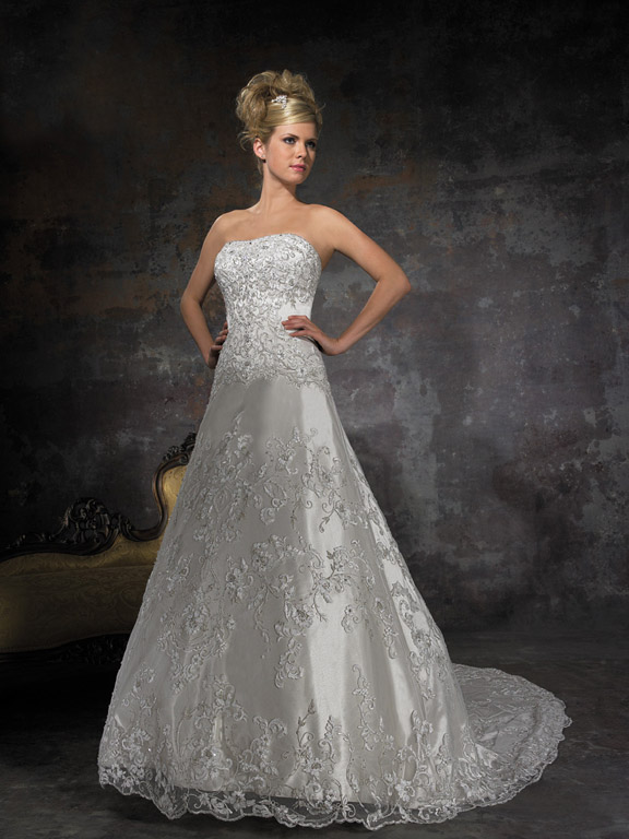 Handmade Romantic Formal Lace Wedding Dress AL143