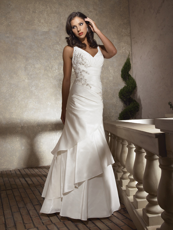 Orifashion HandmadeHandmade Silk Taffeta Wedding Dress AL173