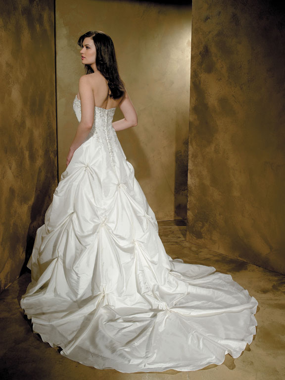 Orifashion Handmade Wedding Dress_Caught-up hem AL176 - Click Image to Close