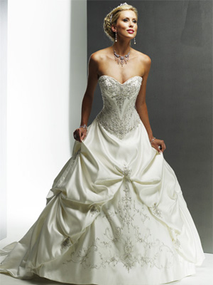 HandmadeOrifashionbride wedding dress / gown BG022