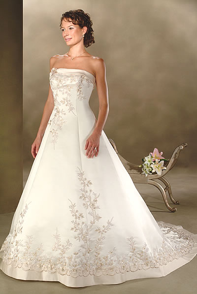 HandmadeOrifashionbride wedding dress / gown BG038