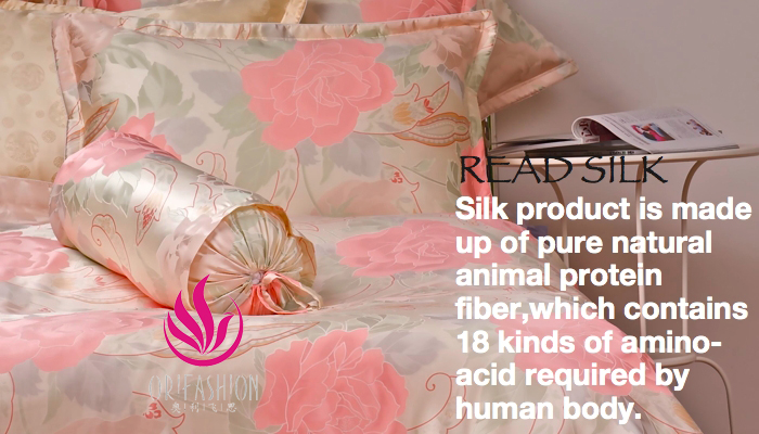 Seamless Orifashion Silk Bedding 4PCS Set King Size BSS050-1