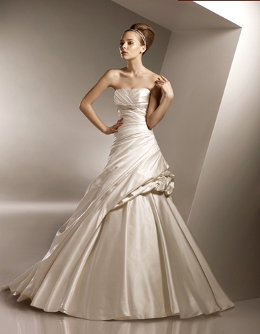 Orifashion HandmadeWedding Dress_ Strapless A-line DC002