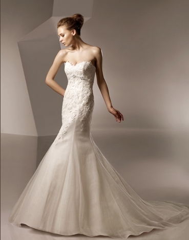 Orifashion HandmadeWedding Dress_ Sheath-line DC004