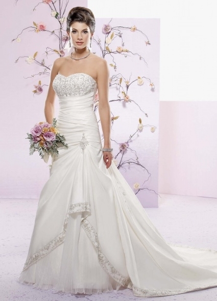 Diamond Bridal Gown_ A-line DC184