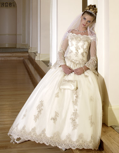 Golden collection wedding dress / gown GW023