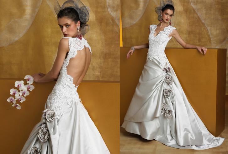 Golden collection wedding dress / gown GW028