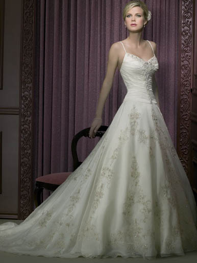 Golden collection wedding dress / gown GW030