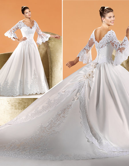 Golden collection wedding dress / gown GW067