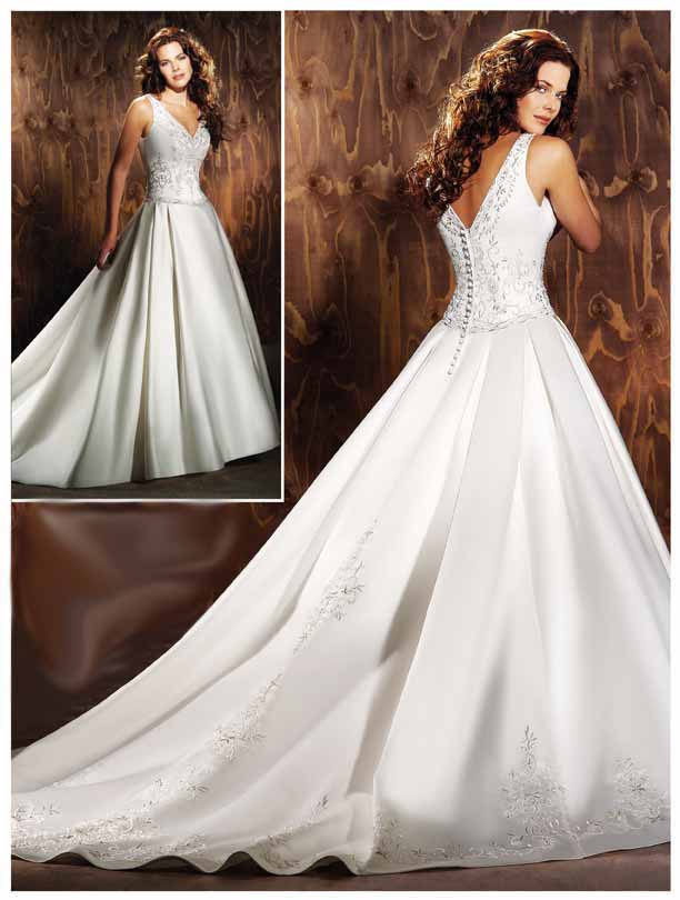 Golden collection wedding dress / gown GW071