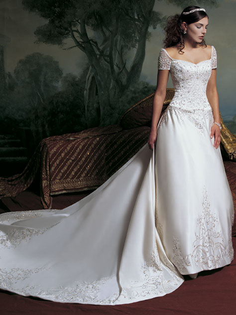 Golden collection wedding dress / gown GW080