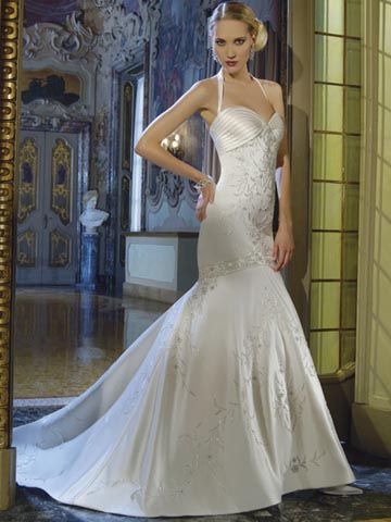 Golden collection wedding dress / gown GW159