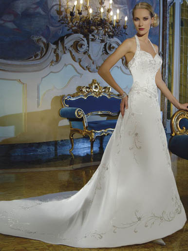 Golden collection wedding dress / gown GW177
