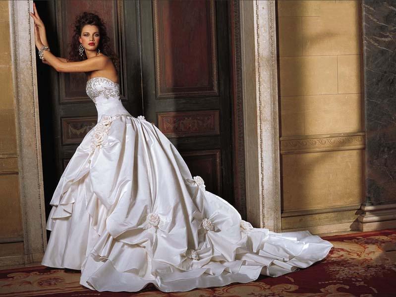 Orifashion HandmadeRomantic Ball Bridal Gown with Swarovski Deta