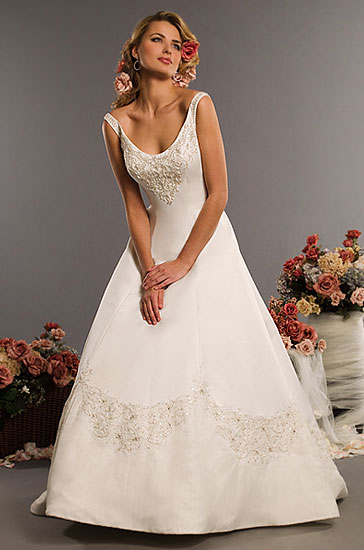 Wedding Dress_Full A-line gown SC166