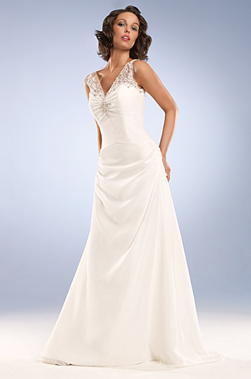 Wedding Dress_Lace shoulder strap SC243