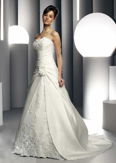 Wedding Dress_A-line gown SC296