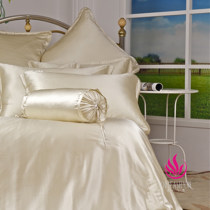 Seamless Silk Charmeuse Duvet Cover Solid Color SDV047