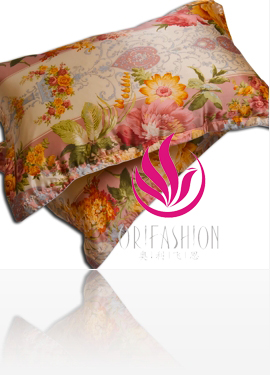 Seamless Silk Pillow Sham Printed Patterns (set of 2) SPS046