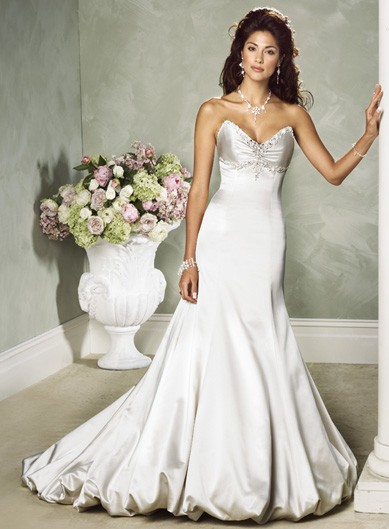 Orifashion Handmadestrapless wedding dress / gown 001 - Click Image to Close