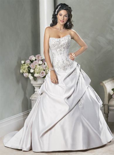 Orifashion Handmadestrapless wedding dress / gown 005