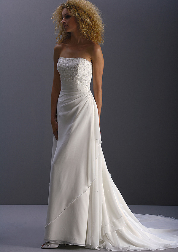 Orifashion Handmadestrapless wedding dress / gown 009 - Click Image to Close